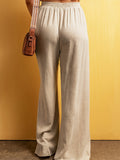 Drawstring Wide Leg Pants - Ajonjolí&Spice33 Bazaar