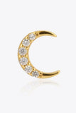 Zircon Moon 925 Sterling Silver Stud Earrings - Ajonjolí&Spice33 Bazaar