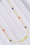 18K Gold-Plated Multicolored Bead Necklace - Ajonjolí&Spice33 Bazaar
