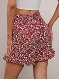 Printed Tie Waist Shorts - Ajonjolí&Spice33 Bazaar