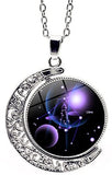 Zodiac Necklace Jewelry 12 Constellation Horoscope - Ajonjolí&Spice33 Bazaar