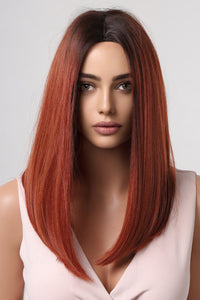 13*2" Full-Machine Wigs Synthetic Mid-Length Straight 27" - Ajonjolí&Spice33 Bazaar