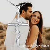 Embellish 925 Silver Cross Necklace: Butterfly, double Heart, Heart, Infinity, Wings, Sunflower, or Knot  Available - Ajonjolí&Spice33 Bazaar