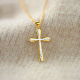 925 Sterling Silver Cross Pendant Necklace - Ajonjolí&Spice33 Bazaar