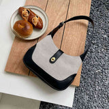 Adored Contrast Canvas Shoulder Bag - Ajonjolí&Spice33 Bazaar