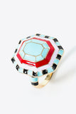 18K Gold Plated Multicolored Ring - Ajonjolí&Spice33 Bazaar