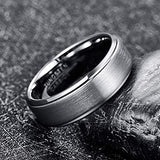 Mens Rose Gold Ring 8mm or SIlver Ring 8mm - Ajonjolí&Spice33 Bazaar
