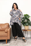 Sew In Love  Full Size Long Sleeve Flower Print Blouse - Ajonjolí&Spice33 Bazaar