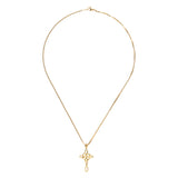 14K Gold Plated Infinity Cross Pendant Necklace - Ajonjolí&Spice33 Bazaar