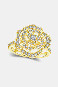 3.4 Carat Moissanite Flower Shape Ring - Ajonjolí&Spice33 Bazaar