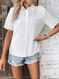 Short Sleeve Button Down Shirt - Ajonjolí&Spice33 Bazaar