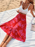 Printed Elastic Waist Skirt - Ajonjolí&Spice33 Bazaar