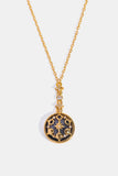 Vintage Blue Sandstone Pendant Copper Necklace - Ajonjolí&Spice33 Bazaar