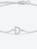 A To F Zircon 925 Sterling Silver Bracelet - Ajonjolí&Spice33 Bazaar