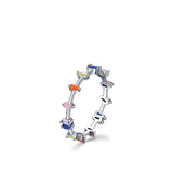 Simple Eternity Rings with Multicolor Zirconia or Enamel Details - Ajonjolí&Spice33 Bazaar