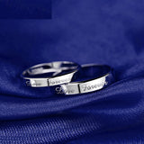 Couple Ring S925 Silver Jewelry Vows to Love Forever - Ajonjolí&Spice33 Bazaar