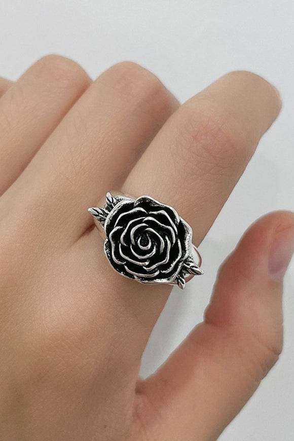 Rose 18K Silver-Plated Ring - Ajonjolí&Spice33 Bazaar