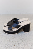 Weeboo Cherish The Moments Contrast Platform Sandals in Black - Ajonjolí&Spice33 Bazaar