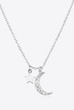 Zircon Star and Moon Pendant Necklace - Ajonjolí&Spice33 Bazaar