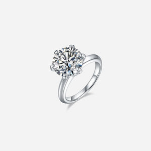 5 Carat Moissanite 925 Sterling Silver Ring - Ajonjolí&Spice33 Bazaar