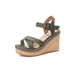 Janice Open Toe Wedge Heels Fashion Sandals (More colors available) - Ajonjolí&Spice33 Bazaar