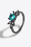 Paraiba Tourmaline and Zircon Leaf Ring - Ajonjolí&Spice33 Bazaar