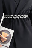 1.2" Width Acrylic Curb Chain Belt - Ajonjolí&Spice33 Bazaar