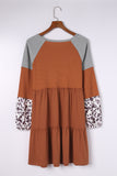 Round Neck Frill Trim Dress - Ajonjolí&Spice33 Bazaar