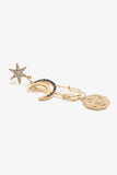 Inlaid Rhinestone Moon and Star Drop Earrings - Ajonjolí&Spice33 Bazaar