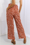 Heimish Right Angle Full Size Geometric Printed Pants in Red Orange - Ajonjolí&Spice33 Bazaar