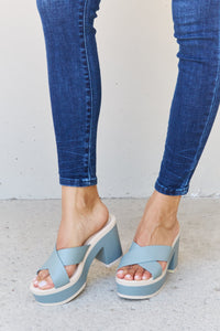 Weeboo Cherish The Moments Contrast Platform Sandals in Misty Blue - Ajonjolí&Spice33 Bazaar