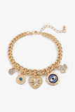 Multi-Charm Chunky Chain Bracelet - Ajonjolí&Spice33 Bazaar