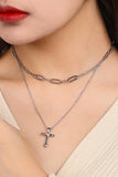 Cross Pendant 925 Sterling Silver Necklace - Ajonjolí&Spice33 Bazaar