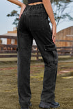 Loose Fit Long Jeans with Pockets - Ajonjolí&Spice33 Bazaar