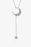 Star & Moon Moissanite Necklace - Ajonjolí&Spice33 Bazaar
