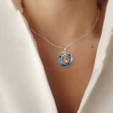 925 Sterling Silver Natural Crystal Pendant Necklace - Ajonjolí&Spice33 Bazaar
