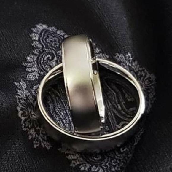Brushed 925 Silver Ring for Men - Ajonjolí&Spice33 Bazaar
