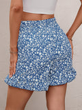Printed Tie Waist Shorts - Ajonjolí&Spice33 Bazaar