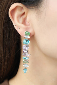 Multicolored Glass Stone Dangle Earrings - Ajonjolí&Spice33 Bazaar