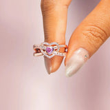 Heart Shape Zircon 925 Sterling Silver Ring - Ajonjolí&Spice33 Bazaar
