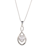 Love You Mom Knot Heart Pendant Necklace - Ajonjolí&Spice33 Bazaar
