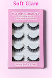 SO PINK BEAUTY Mink Eyelashes 5 Pairs - Ajonjolí&Spice33 Bazaar