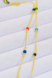 18K Gold-Plated Multicolored Bead Necklace - Ajonjolí&Spice33 Bazaar