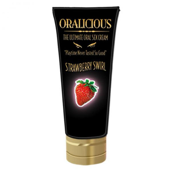Oralicious Oral Sex Cream Strawberry 2oz - Ajonjolí&Spice33 Bazaar