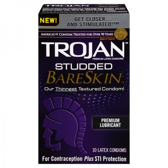 Trojan Studded Bareskin Condoms 10 Package - Ajonjolí&Spice33 Bazaar