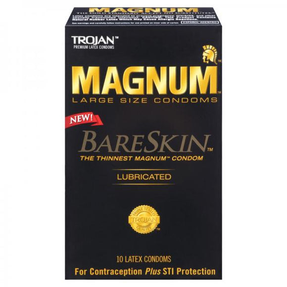 Trojan Magnum Bareskin Condoms (10) - Ajonjolí&Spice33 Bazaar