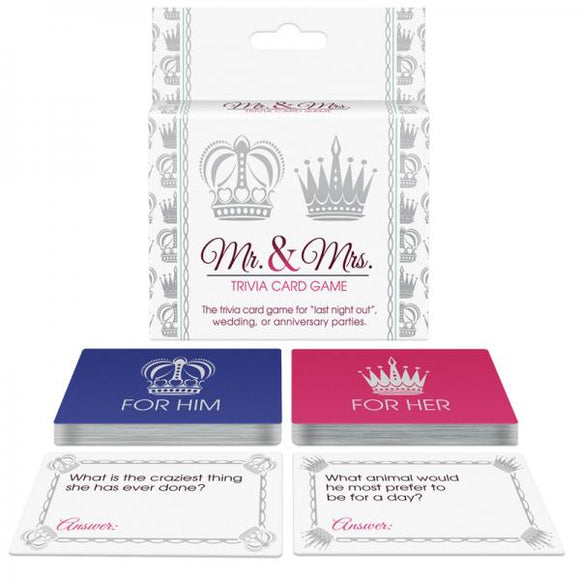 Mr. And Mrs. Trivia Card Game - Ajonjolí&Spice33 Bazaar
