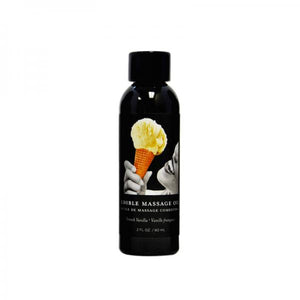 Earthly Body Edible Massage Oil Vanilla 2oz - Ajonjolí&Spice33 Bazaar