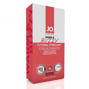 Jo Warm & Buzzy - Original - Stimulant (water-based) 0.34 Fl Oz / 10 Ml - Ajonjolí&Spice33 Bazaar