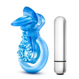 Stay Hard 10 Function Vibrating Tongue Ring Blue - Ajonjolí&Spice33 Bazaar